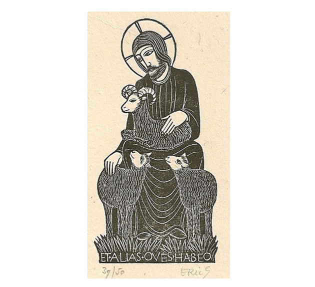 The Good Shepherd, Eric Gill Sacred Art Pilgrim