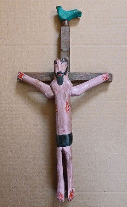 Pictures in Focus: Two Carved Wood Crucifixes by Emile Bluteau