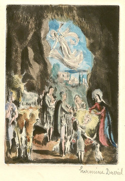 Pictures in Focus: Two Drypoint Nativity Scenes by Hermine David