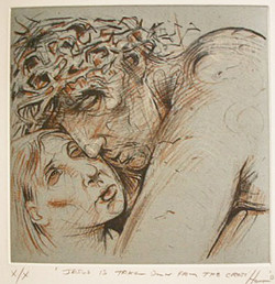 Christ Portraits by Peter Howson: Jesus is Taken Down from the Cross