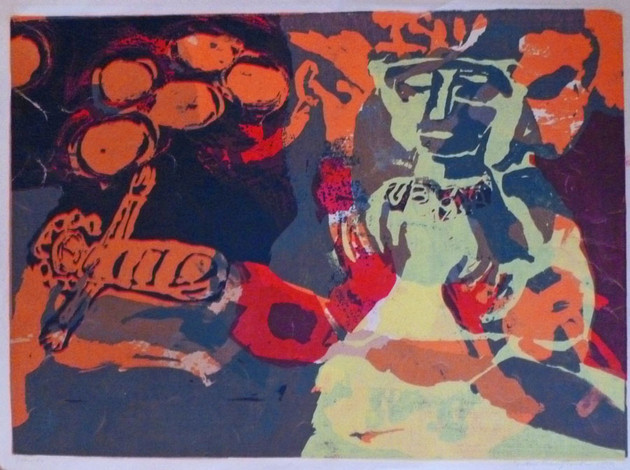The Nativity, Sister Mary Corita Kent Sacred Art Pilgrim