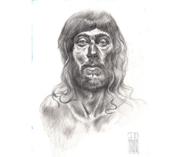 Jesus, Hari Mitrushi Sacred Art Pilgrim