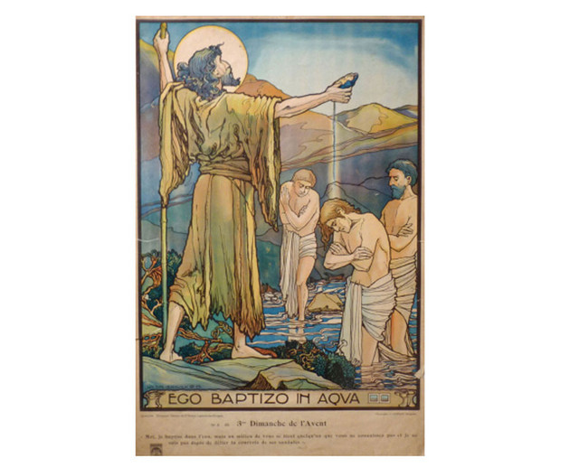 "I Baptize with Water", Jos Speybrouck Sacred Art Pilgrim