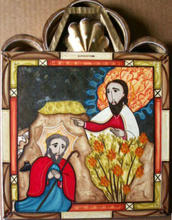 Ways in the Wilderness: Moses and the Burning Bush by Vicente Telles
