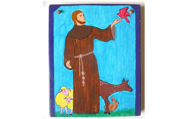 St. Francis, Angelica Lopez Sacred Art Pilgrim