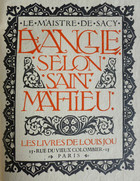The Gospel of St. Matthew, Title Page
