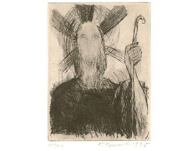 The Good Shepherd, Frantisek Burant Sacred Art Pilgrim