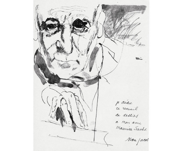 Visions des souffrances (Jacob self portrait), Max Jacob Sacred Art Pilgrim