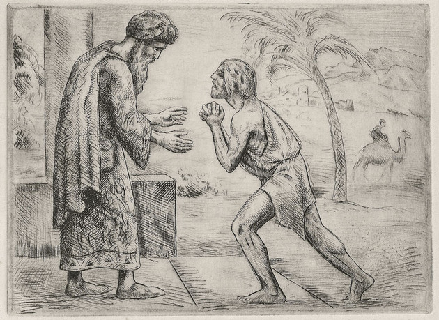 The Prodigal Son, Paul-Emile Colin Sacred Art Pilgrim