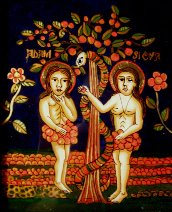 The garden of Eden, Romanian Glass Icons dans immagini sacre 22393e24430db4edf349ff2c2d748575_w600