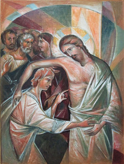 Post-Resurrection Appearances by Charalambos Epaminonda: Jesus and Doubting Thomas