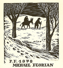 Picture in Focus: Flight into Egypt Woodcut by Michael Florian