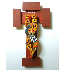 Picture in Focus: Neo-Figurative Crucifix by Rafael Rivera Garcia
