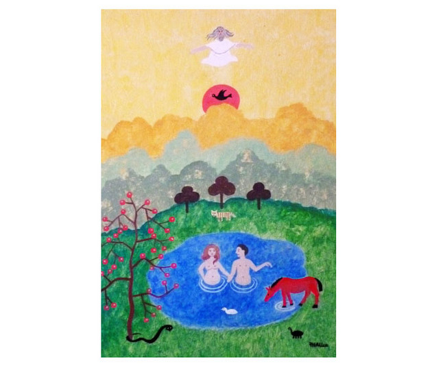 Two Blessed, Frank Humphrey Allen Sacred Art Pilgrim