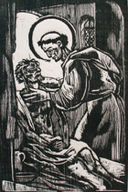 St. Francis Tending the Sick