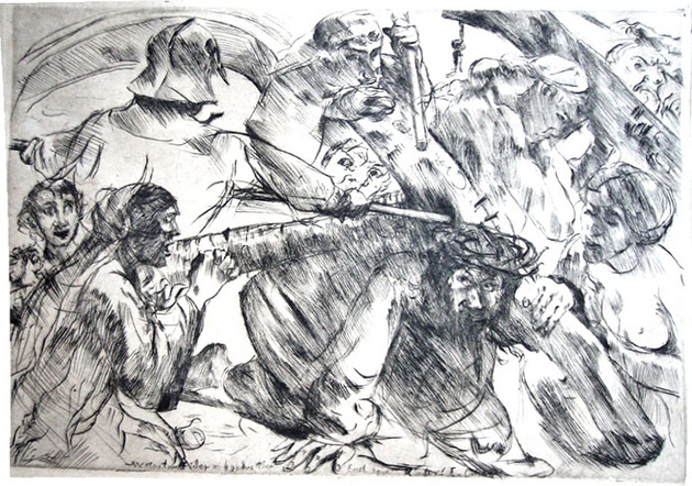 Bearing the Cross, Lovis Corinth Sacred Art Pilgrim