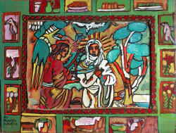 Pictures in Focus: The Annunciation & Mother of Peace by Rudolph Valentino Bostic