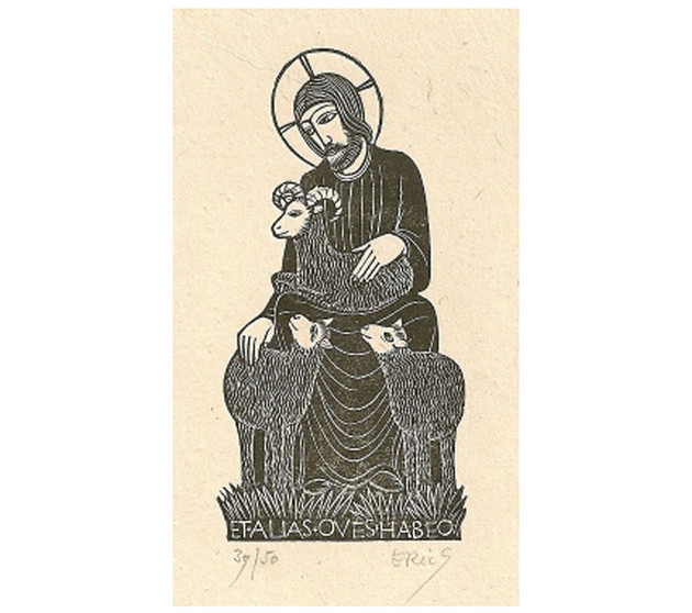 The Good Shepherd, Eric Gill Sacred Art Pilgrim