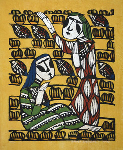 Birds in the Bible: The Women and the Quails by Sadao Watanabe