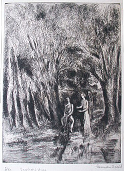 Pictures in Focus: Two Drypoints of Angels by Hermine David