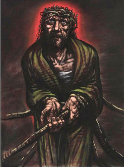 Christ Portraits by Peter Howson: Study for "Ecce Homo"