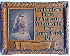 Jesus Never Fails Plaque