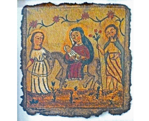 The Flight into Egypt, Michael Vargas Sacred Art Pilgrim
