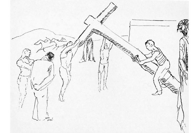 Visions des souffrances (Giving of the Cross), Max Jacob Sacred Art Pilgrim