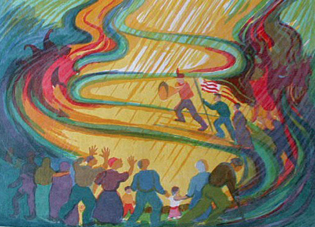 When the Saints Go Marching In, Ruth Starr Rose Sacred Art Pilgrim