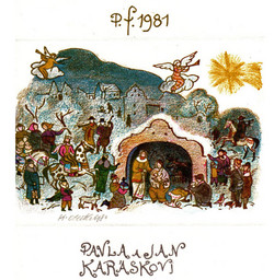 Picture in Focus: Color Lithograph of the Adoration of the Magi by Karel Oberthor