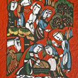 Picture in Focus: Stencil Print of the Nativity by Sadao Watanbe