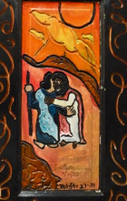 Praying and Preaching Door (detail)