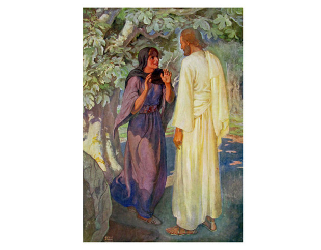 Jesus Appearing to Mary, Elsie Anna Wood Sacred Art Pilgrim