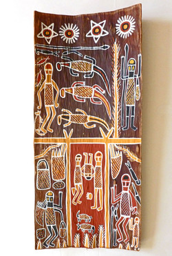 Australia: Nativity Scene by Unknown Aboriginal Artist