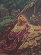 Jesus in Gethsemane