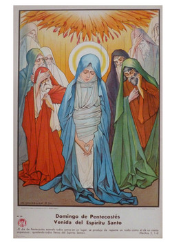 Picture in Focus: Pentecost Sunday Chromolithograph by Jos Speybrouck