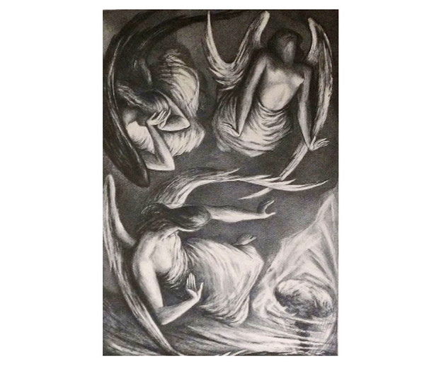 Havoc in Heaven, Benton Spruance Sacred Art Pilgrim