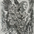 Picture in Focus: Angel of Peace Engraving by Albert Decaris