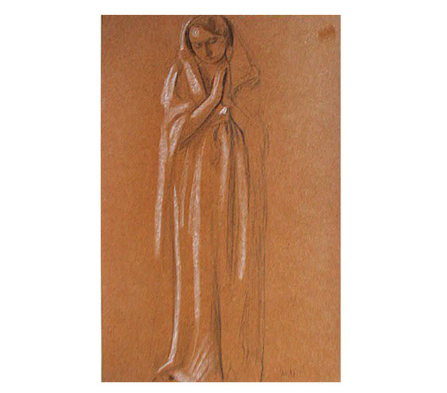 Sketch for the Annunciation at Fiesole, Maurice Denis Sacred Art Pilgrim