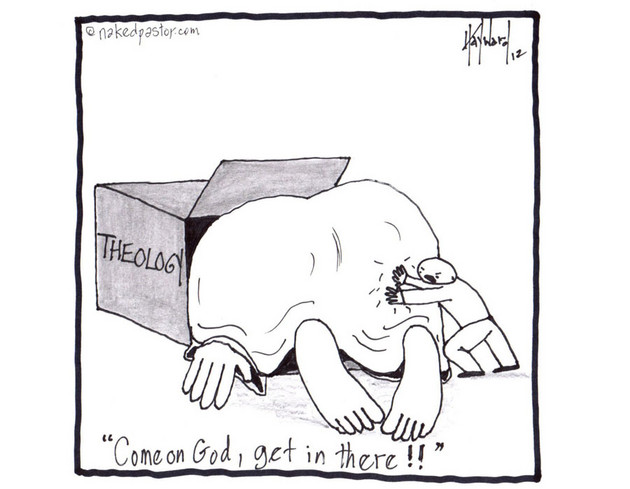 Untitled (Putting God in a Box), David Hayward Sacred Art Pilgrim