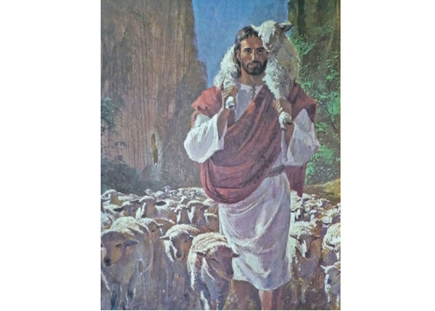 The Good Shepherd, Richard Hook Sacred Art Pilgrim