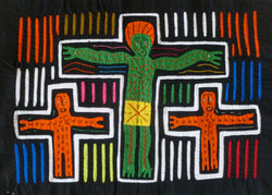 Pictures in Focus: Two Molas of the Crucifixion by Unknown Kuna Artists