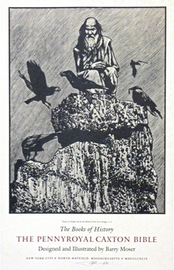 Birds in the Bible: Elijah Fed by the Ravens by Barry Moser