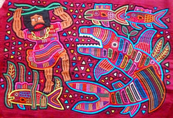 Picture in Focus: Jonah and the Great Fish by Unknown Kuna Artist