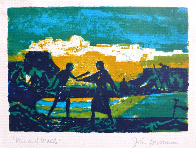 "Rise and Walk", John Mosiman Sacred Art Pilgrim