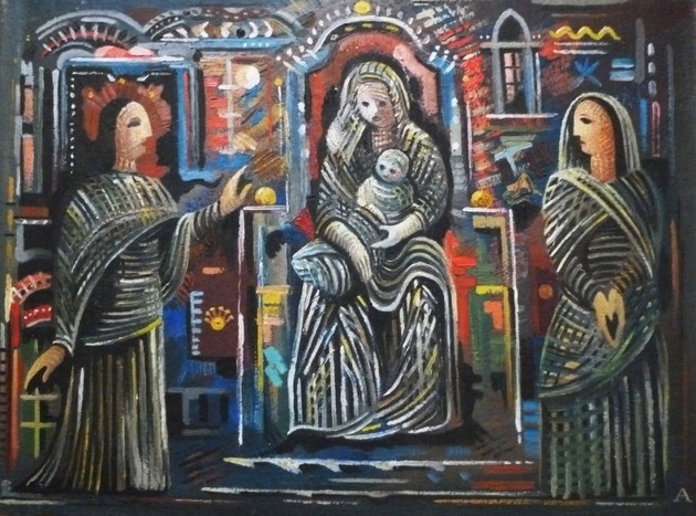 Sacred Conversation, Frank Humphrey Allen Sacred Art Pilgrim