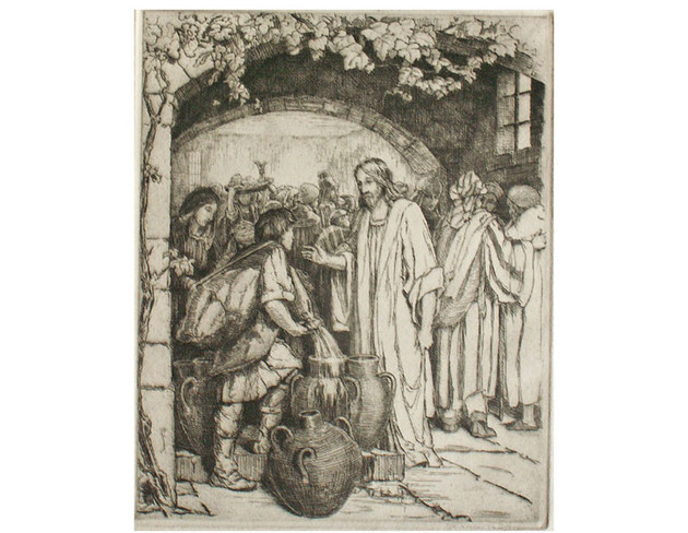 The Miracle at Cana, Earl Stetson Crawford Sacred Art Pilgrim