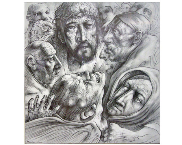 The Imposter, Peter Howson Sacred Art Pilgrim