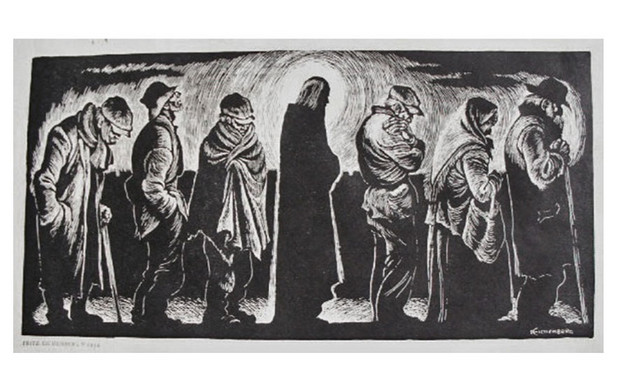 The Christ of the Breadlines, Fritz Eichenberg Sacred Art Pilgrim