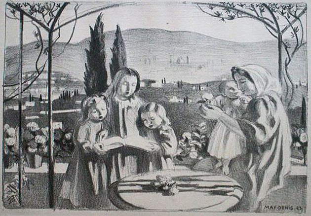 On the Terrace, Maurice Denis Sacred Art Pilgrim